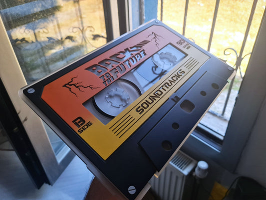 Back to the Future Cassette Tape Neon Sign | Retro Movies | 80s & 90s | Gift for Him | Marty Mcfly | Doctor Emmett "Doc" Brown | DeLorean